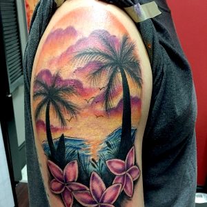 landscape tattoo An enlightened artistic Tattoo by Gupta Tattoo Studio