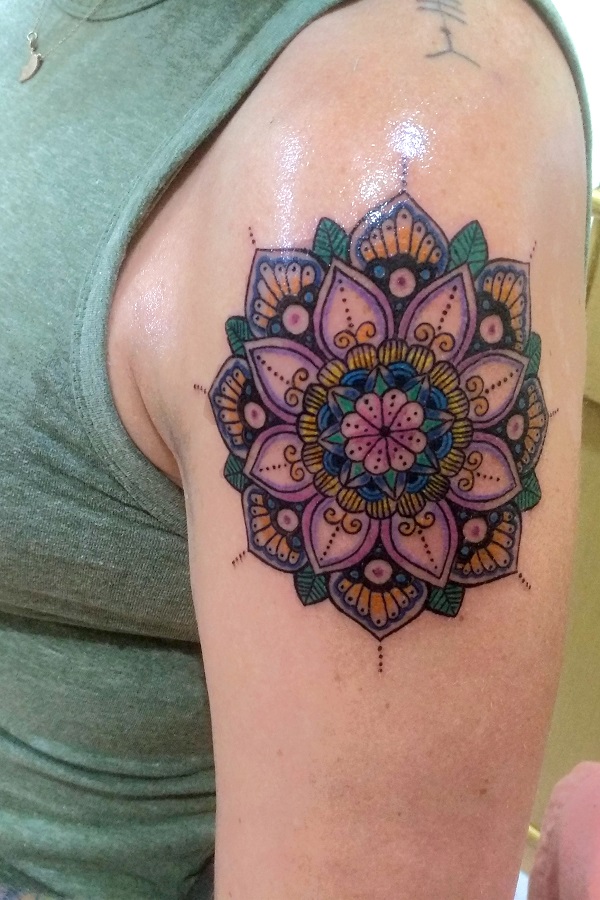 Amazing Mandala Tattoo Artist in Goa - The mandala is one of my favorite types of tattoos Made by Gupta Tattoo Studio Goa guptatattoogoa