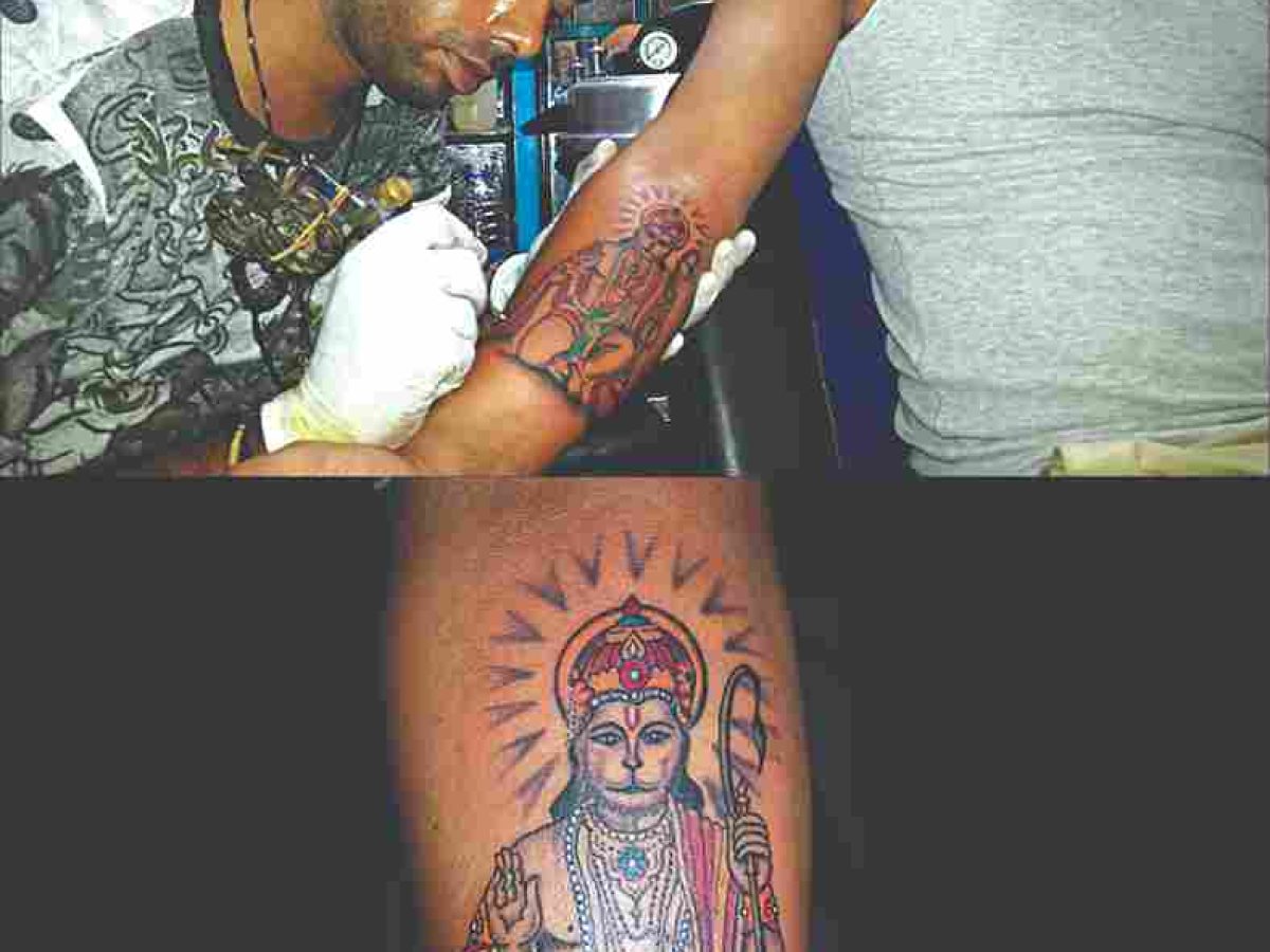 Lord Hanuman Tattoo Guptatattoogoa  Gupta Tattoo Goa