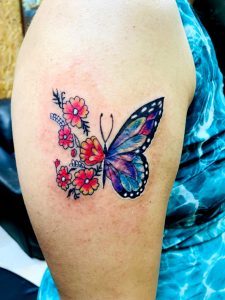 Butterfly Tattoo by Gupta Tattoo Goa - Best Tattoo Artist in Goa